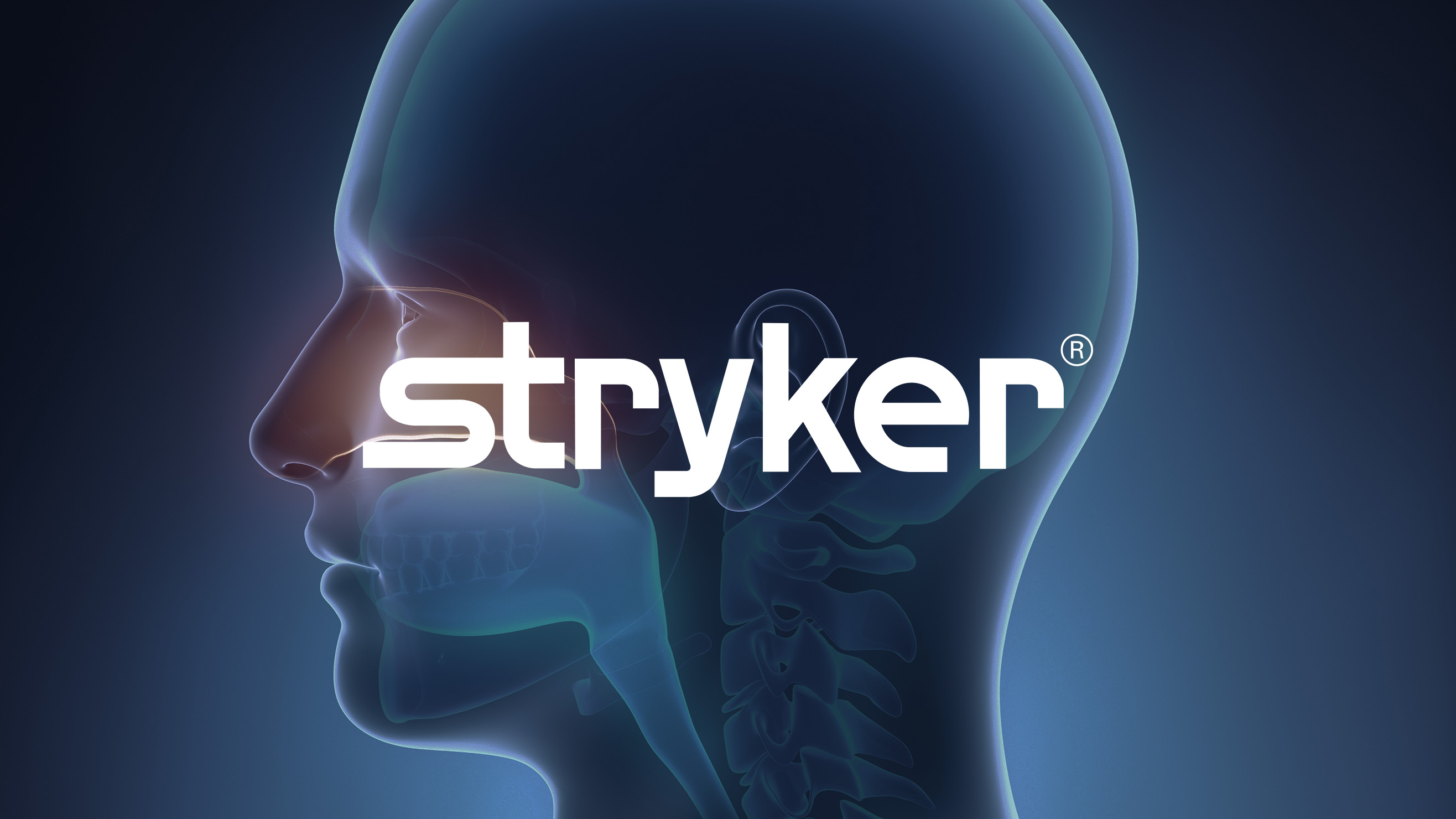 Logotipo da Stryker e diagrama do sistema sinusal